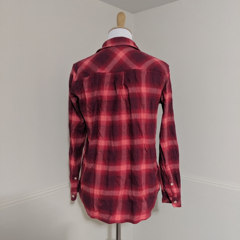 Gap + Pendleton Button Down Plaid Boyfriend Shirt - image 4